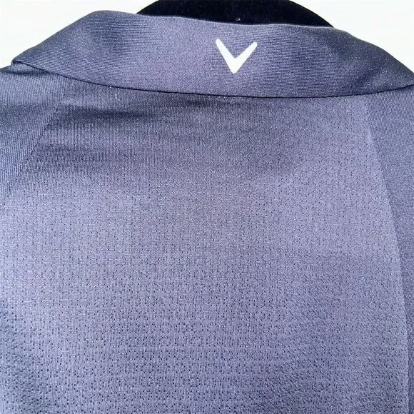 Callaway Women's Sleeveless V-Neck Golf Polo Shirt Blue Size L - Picture 5 of 5